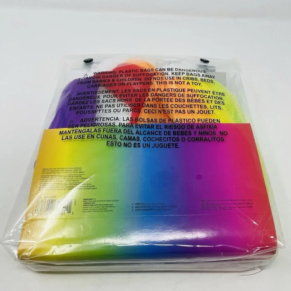 Youth Child Size S/M Mesh Tutu Skirt in‎ Rainbow For Play Pretend Halloween 447